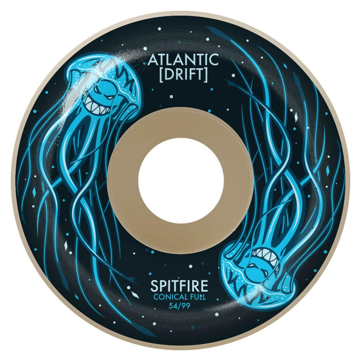Spitfire - F4 Atlantic Drift Conical Full 54MM 99A Skateboard Wheels.