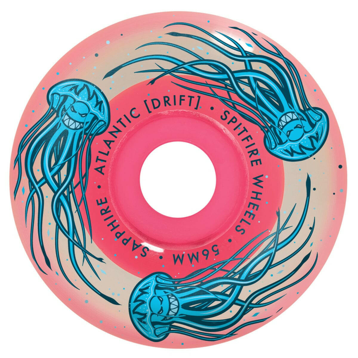 Spitfire - Atlantic Drift Sapphires 56MM 90D Skateboard Wheels.