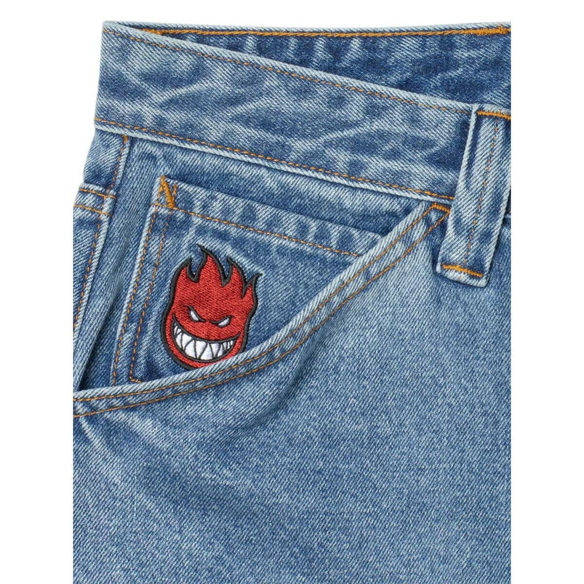 Spitfire - Bighead Fill Denim Pants Medium Stone Wash.