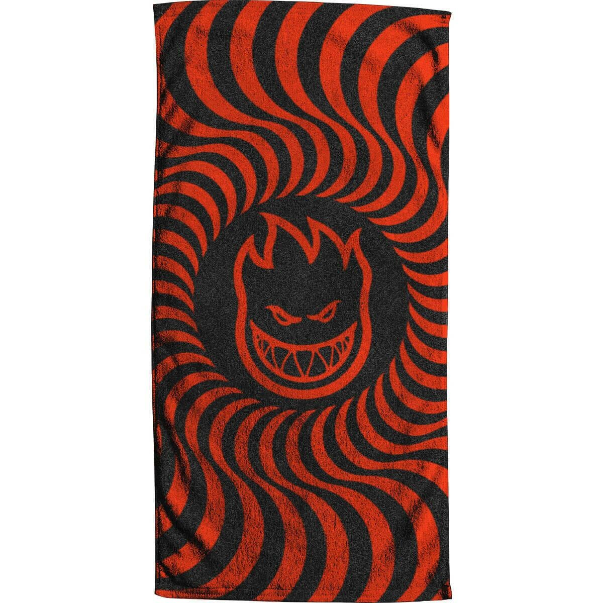 Spitfire - Bighead Swirl Towel Black/Red.