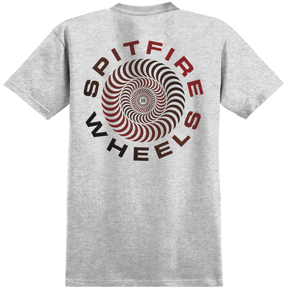 Spitfire Classic 87 Swirl Fade Fill Tee Ash Back