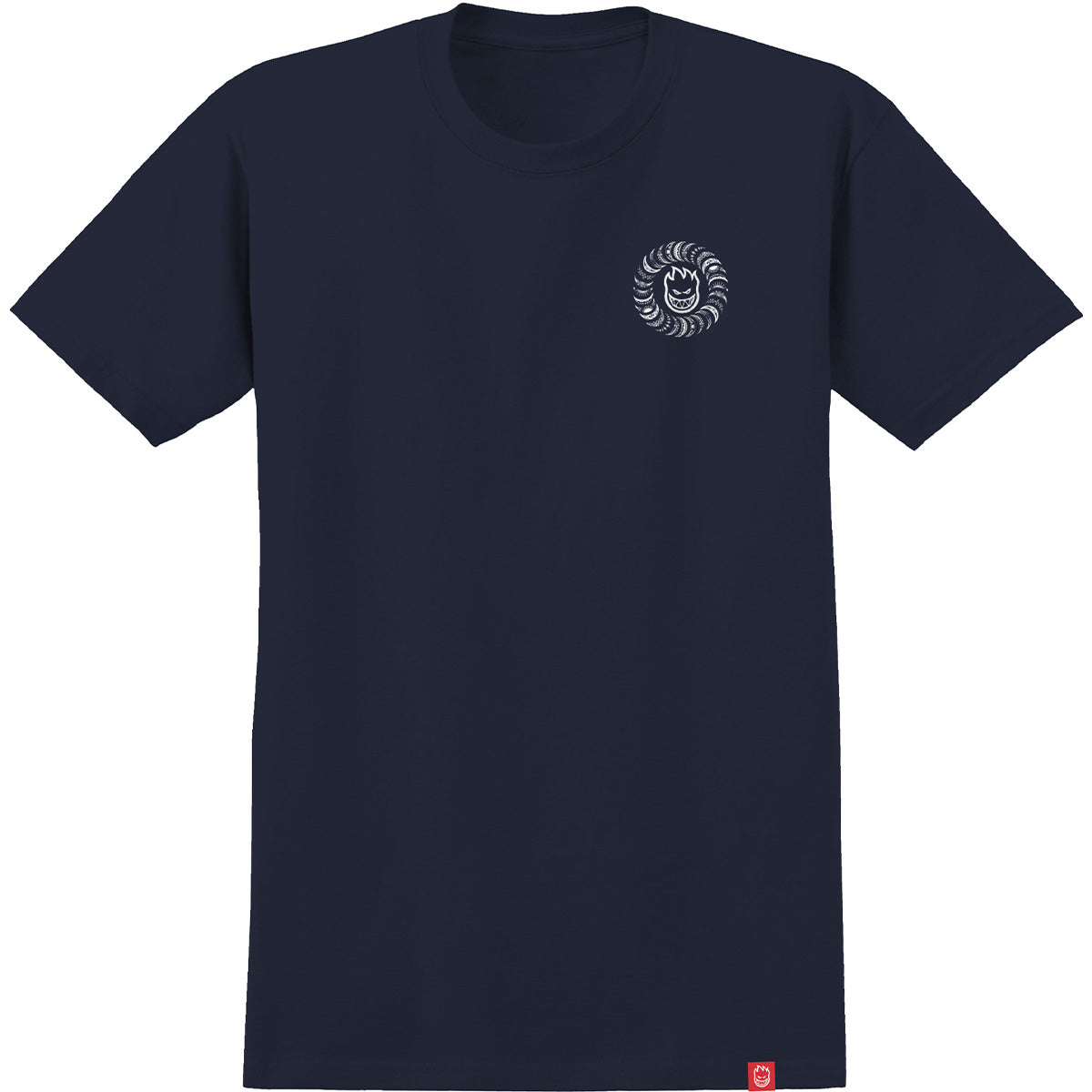 Spitfire Classic Swirl Paisley Tee Navy Front
