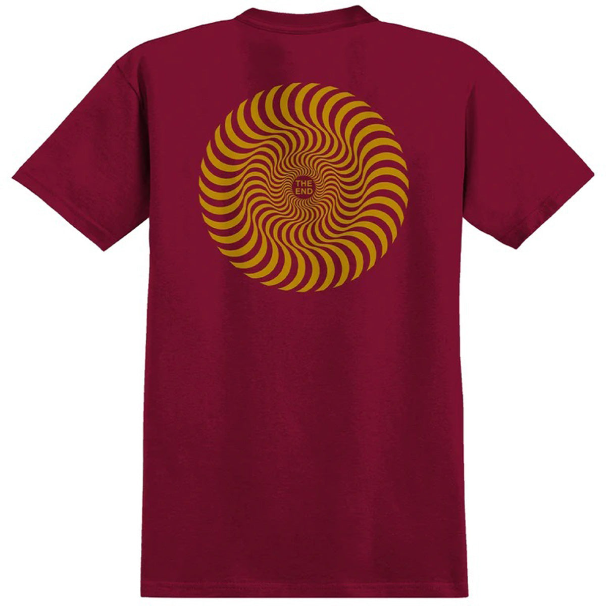 Spitfire Classic Swirl Youth Tee Cardinal Back