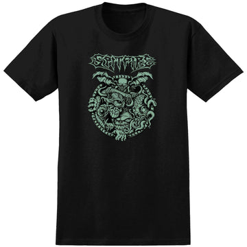 Spitfire - Demon Gate Glow Tee Black.