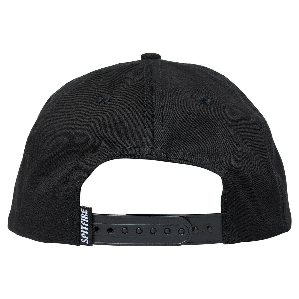 Spitfire - Flames Script Snapback Black.