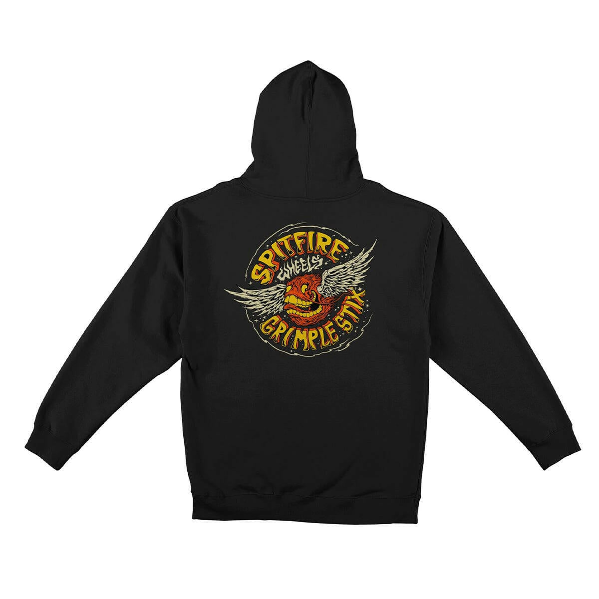 Spitfire - Flying Grimple Hoodie Black.