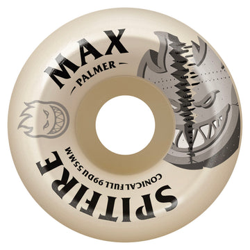 Spitfire F4 Max Palmer Burn Squad Conical Full 55MM 99A Skateboard Wheels