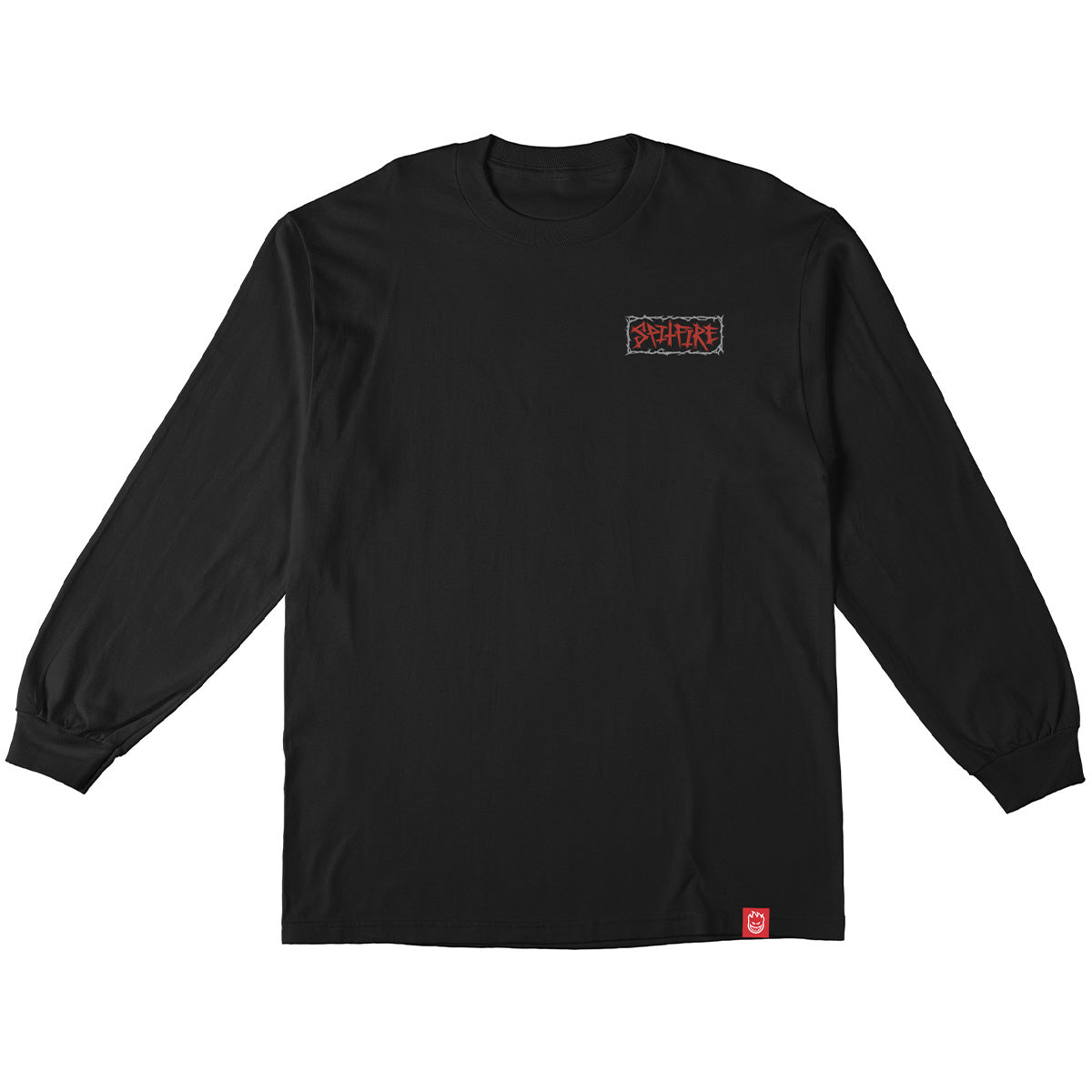 Spitfire Gas Mask L/S Tee Black Front