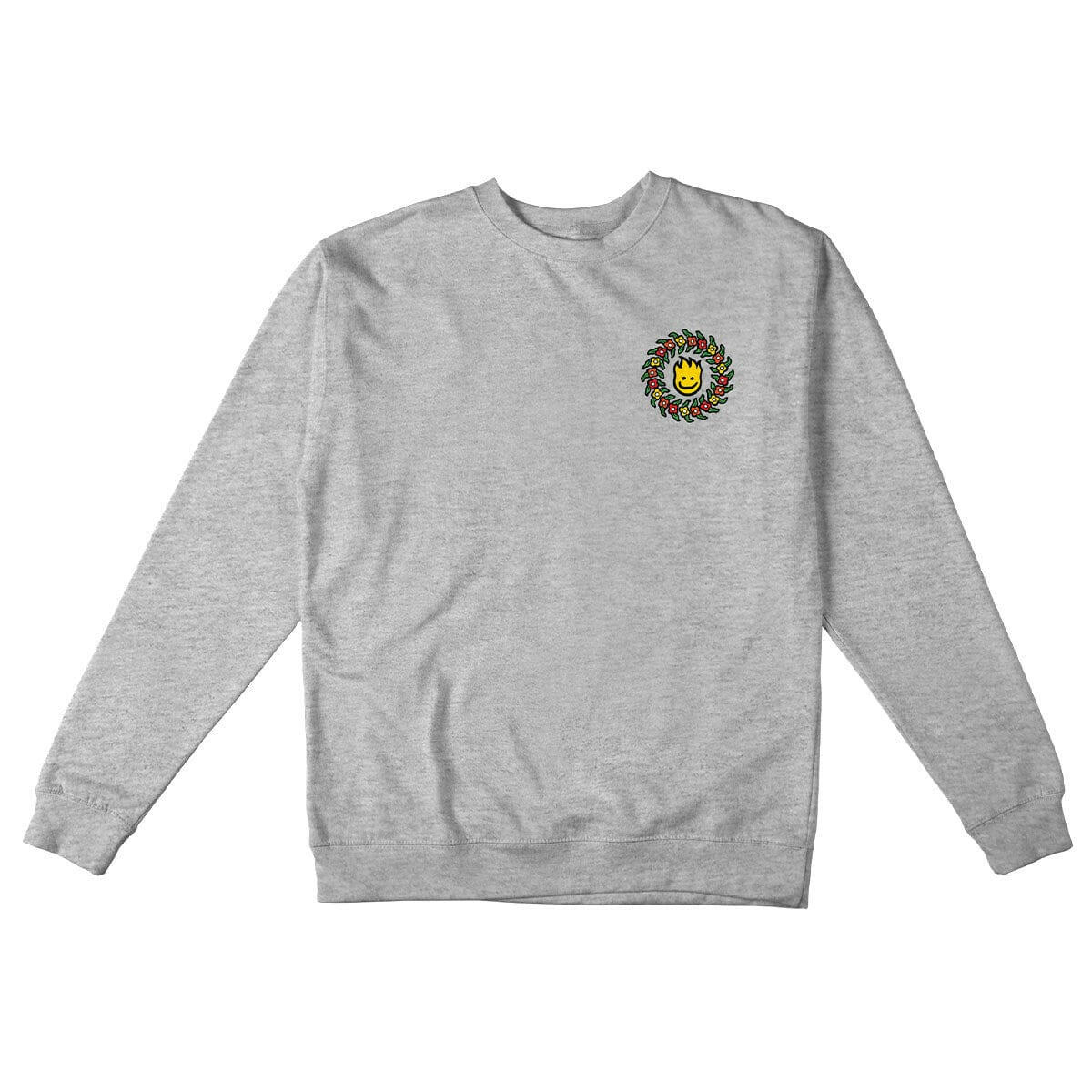 Spitfire - Gonz Flower Swirl Crew Heather Grey.