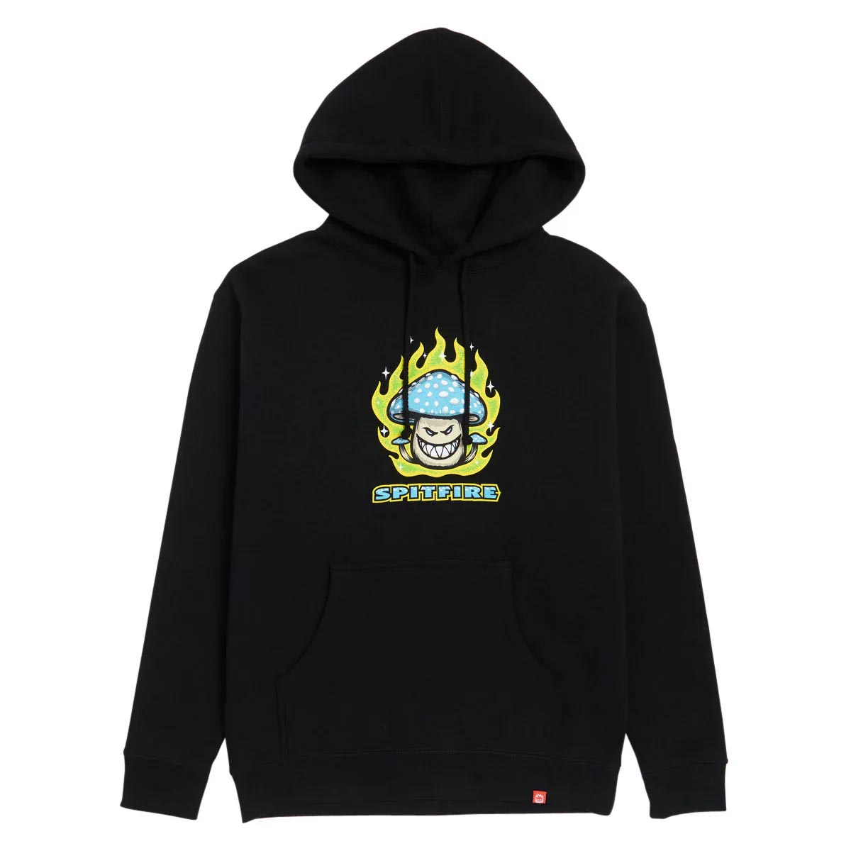 Spitfire Mushroom Bighead Hoodie Black