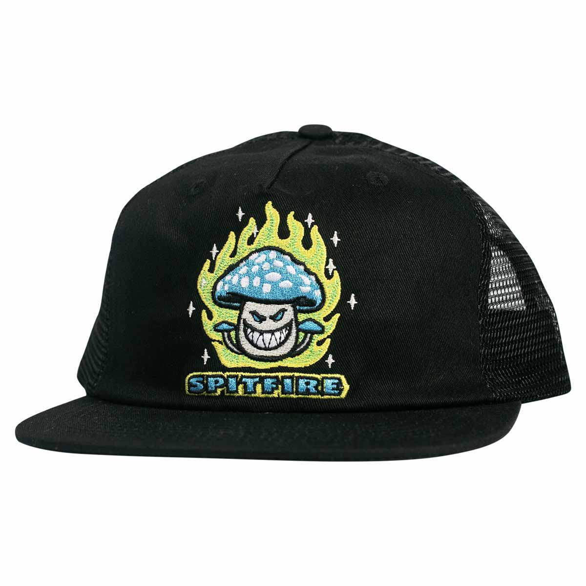 Spitfire Mushroom Bighead Trucker Black Front