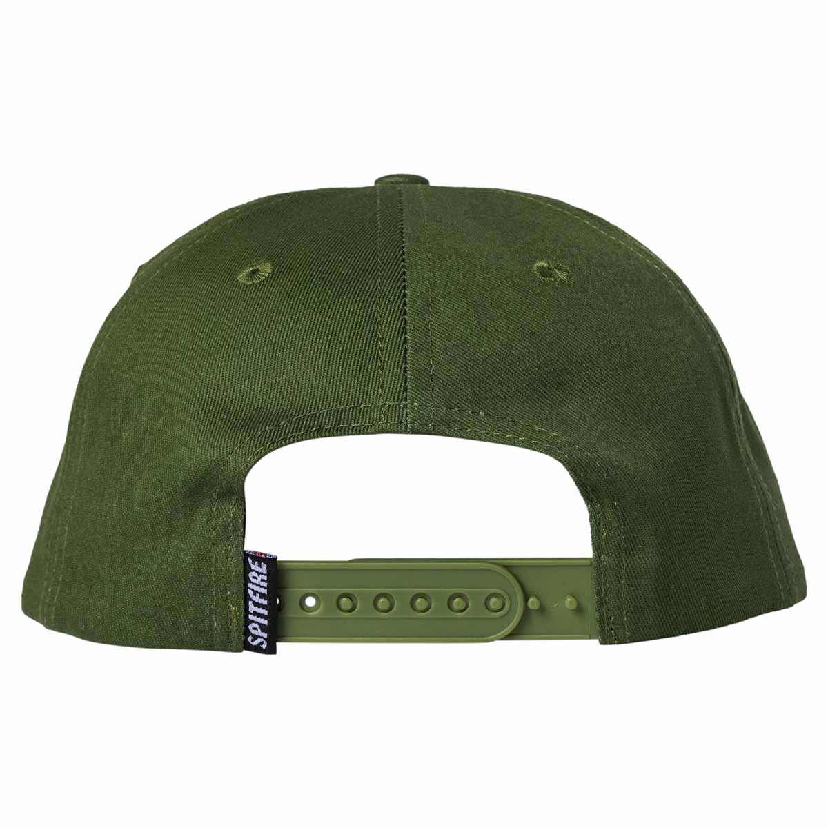 Spitfire Old E Barbed Snapback Olive Back