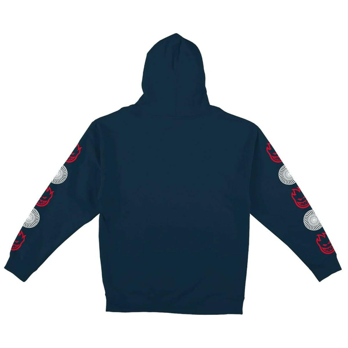 Spitfire - Old E Combo Sleeve Hoodie Navy.