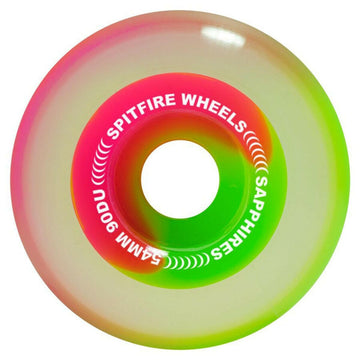 Spitfire - Sapphires 50/50 Swirl 54MM 90D Skateboard Wheels.