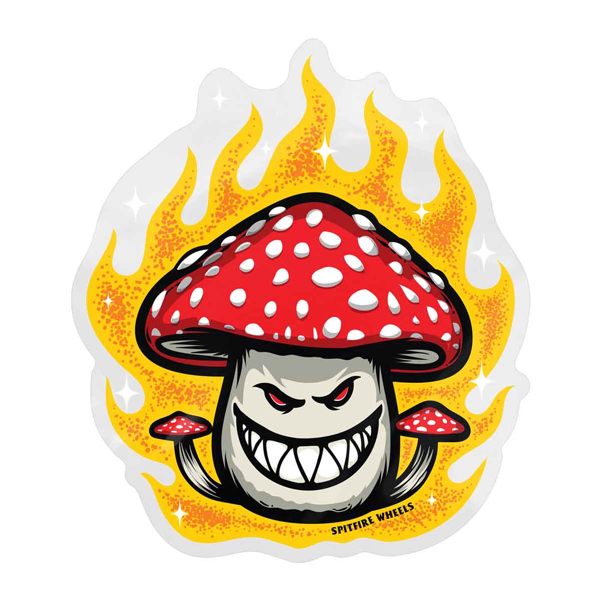Spitfire Shroom Bighead 4" Sticker