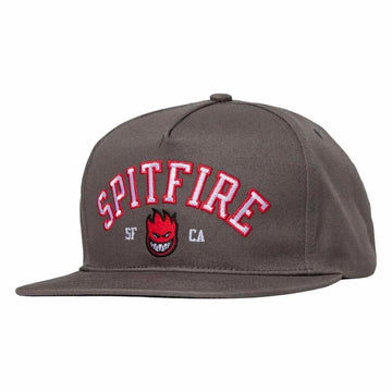 Spitfire Team Bighead Snapback Charocal Front
