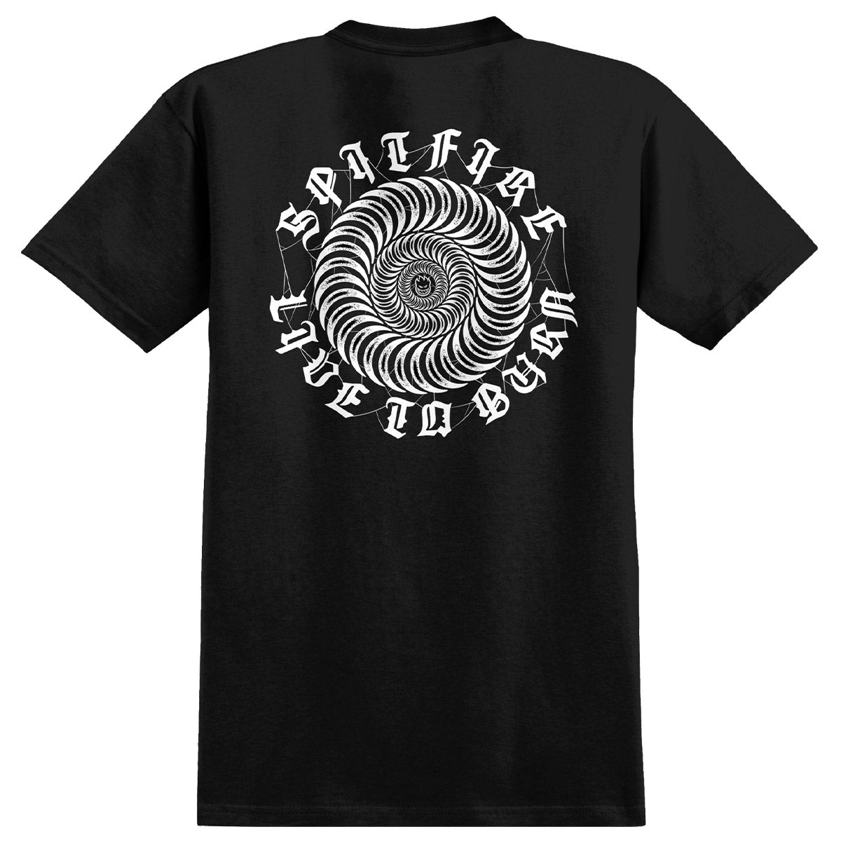 Spitfire Webbed Classic Tee Black Back