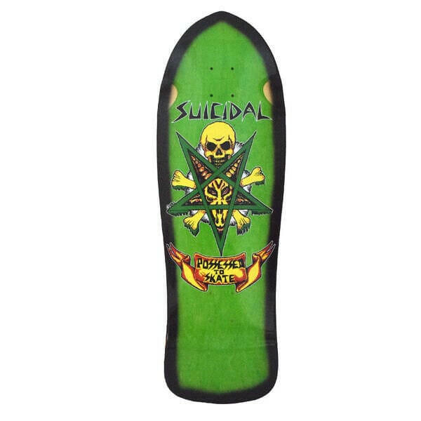 Suicidal Skates - Possessed To Skate 80's 10.125 Reissue Skateboard Deck.