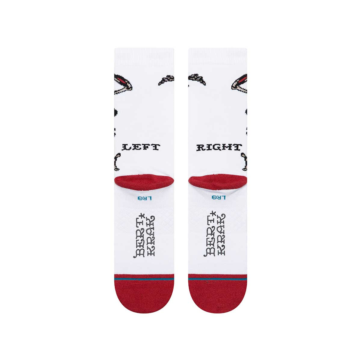 Stance Bert Krak Skeleton Socks Bottom