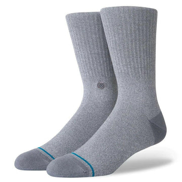 Stance Icon Socks Grey Heather.