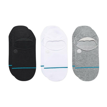 Stance Icon 3 Pack No Show Socks Multi.