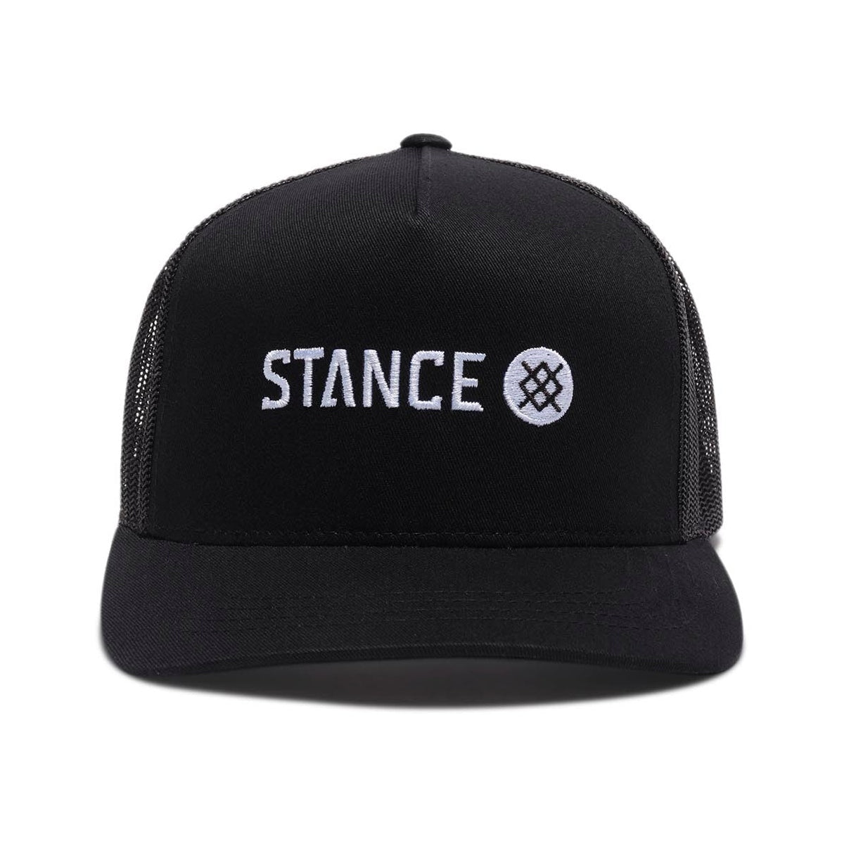 Stance Icon Trucker Hat Black front view