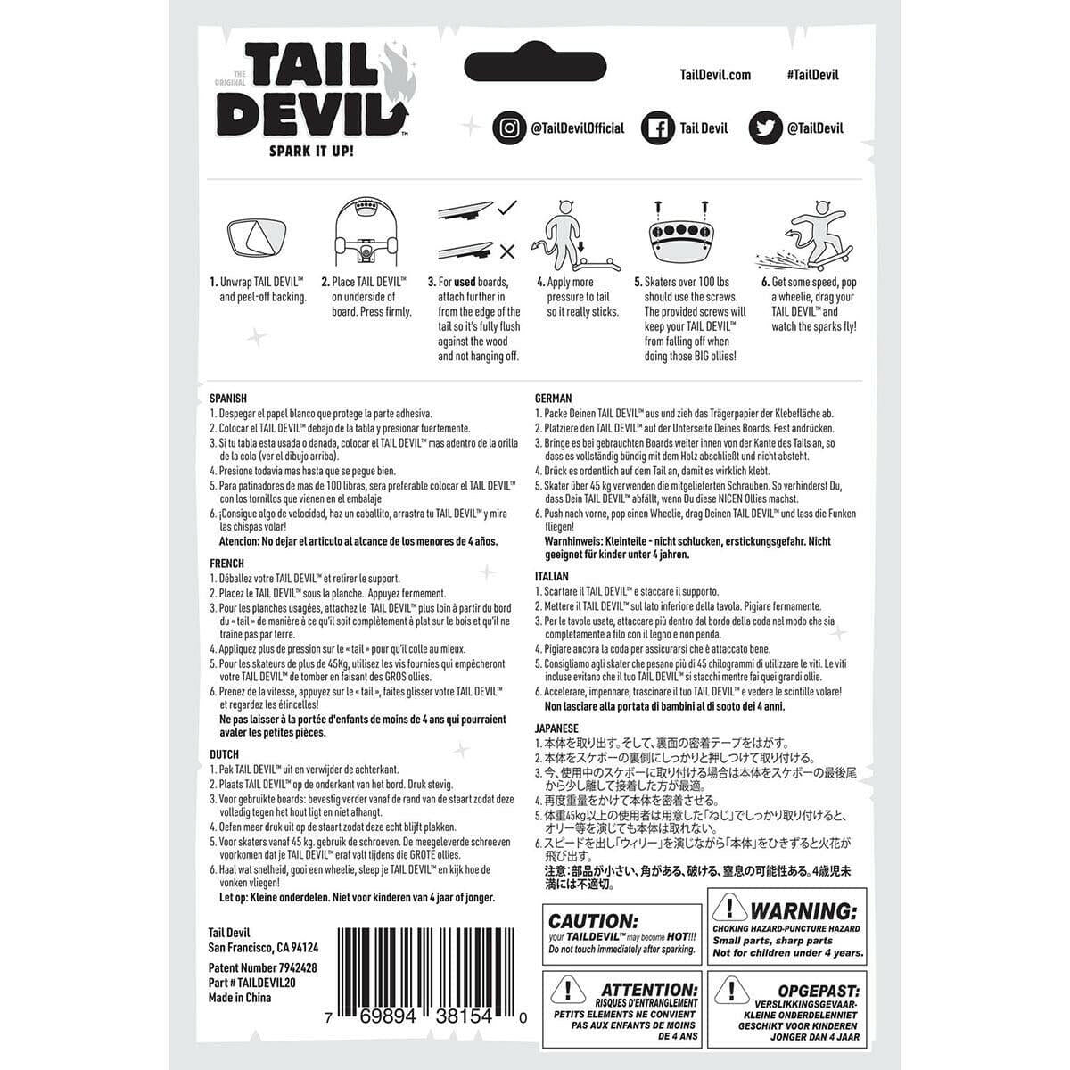 Tail Devil - Spark Plate.