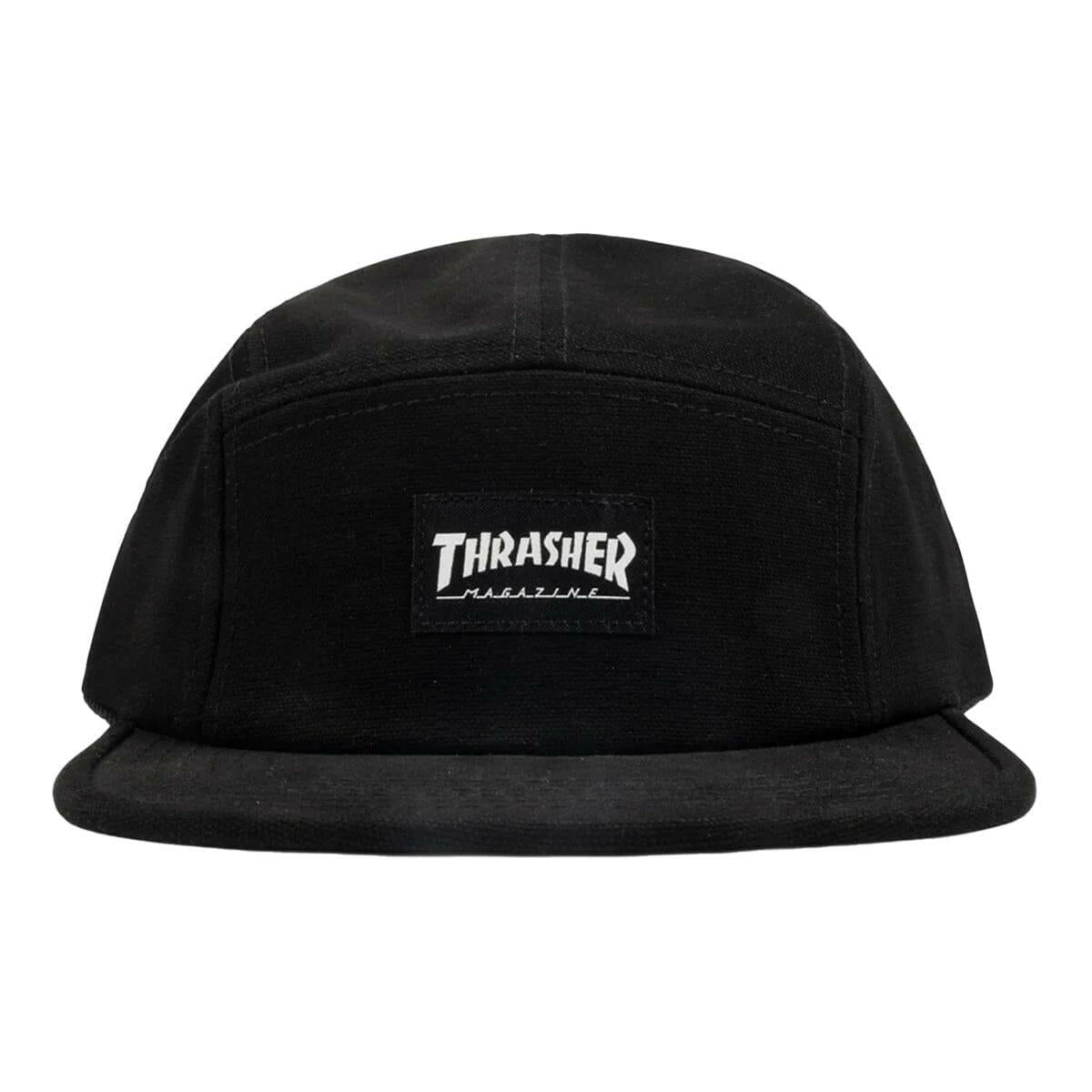 Thrasher - 5 Panel Hat Black.