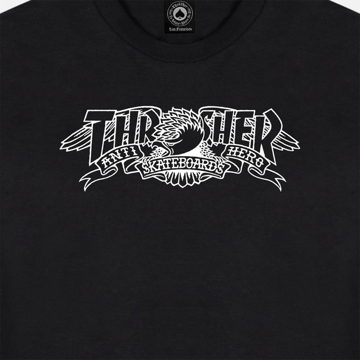 Thrasher - Anti Hero Cover The Earth Crew Black.