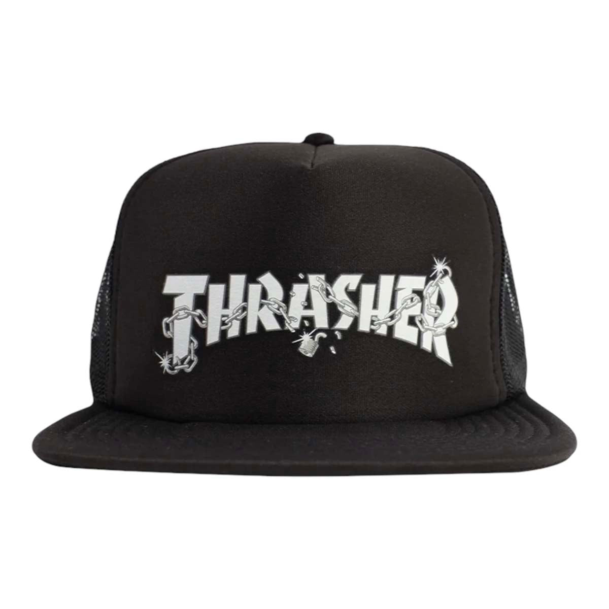 Thrasher - Chains By Daniel Shepard Trucker Black