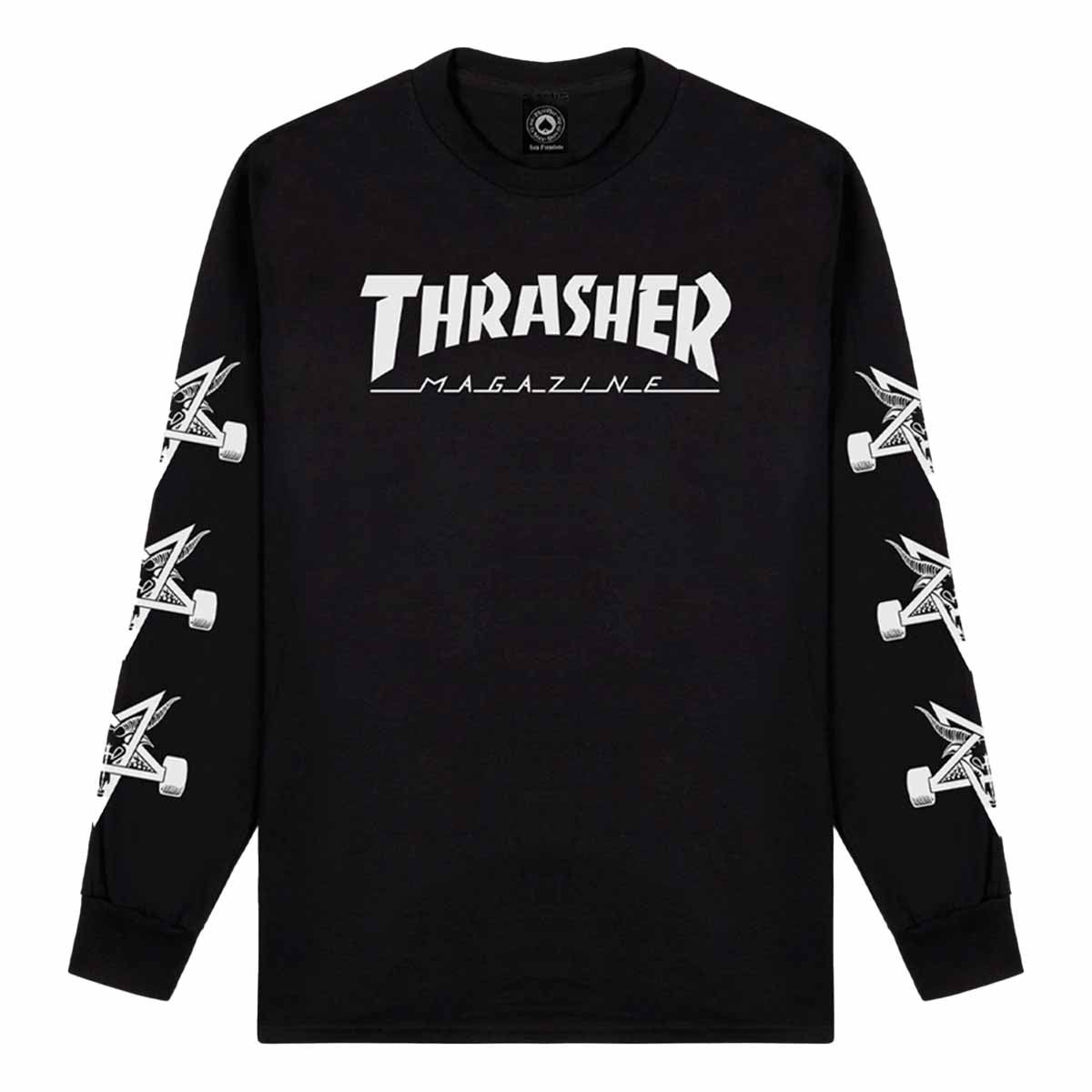 Thrasher Mag Goat L/S Tee Black