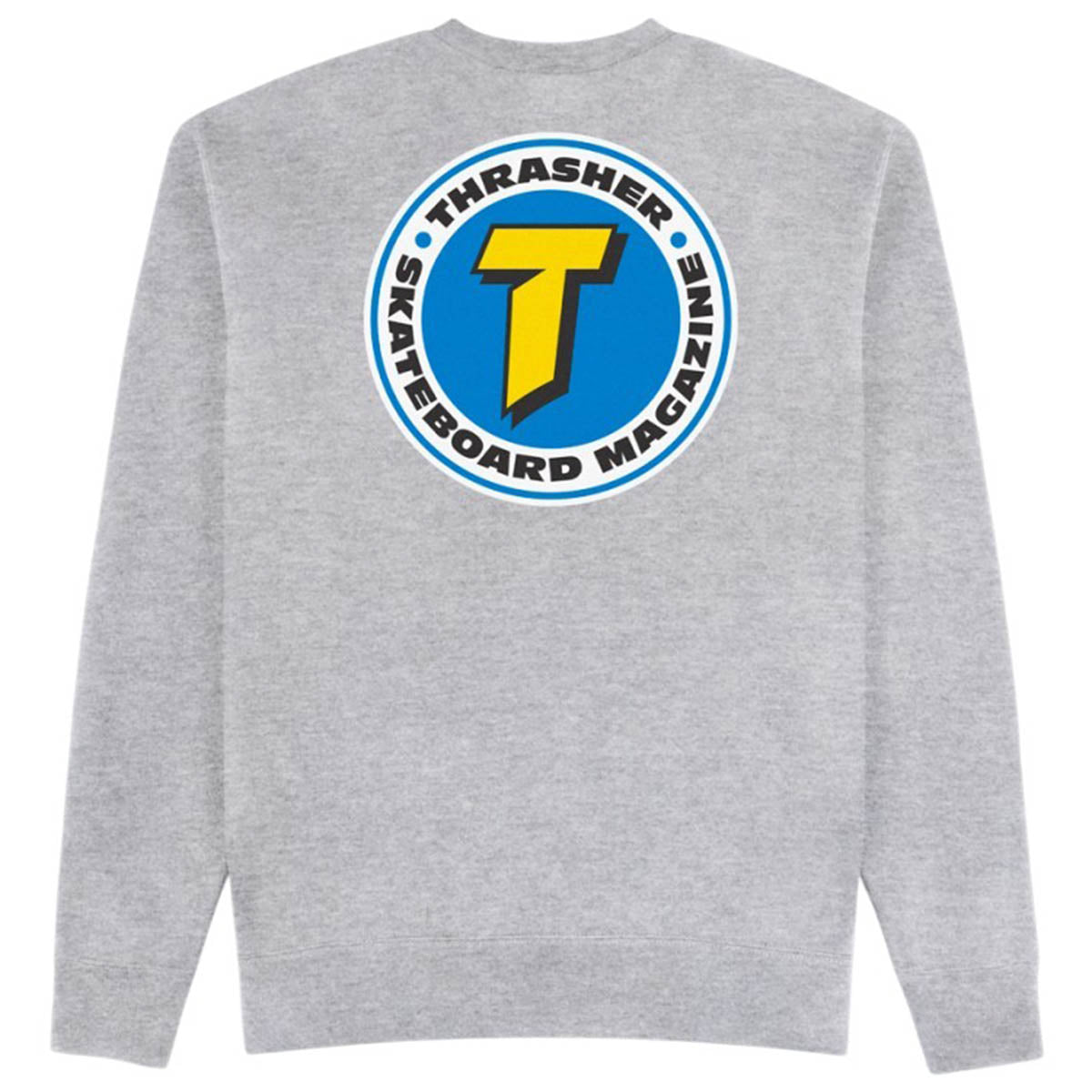 Thrasher - Number 1 Redux Crew Ash Grey Back