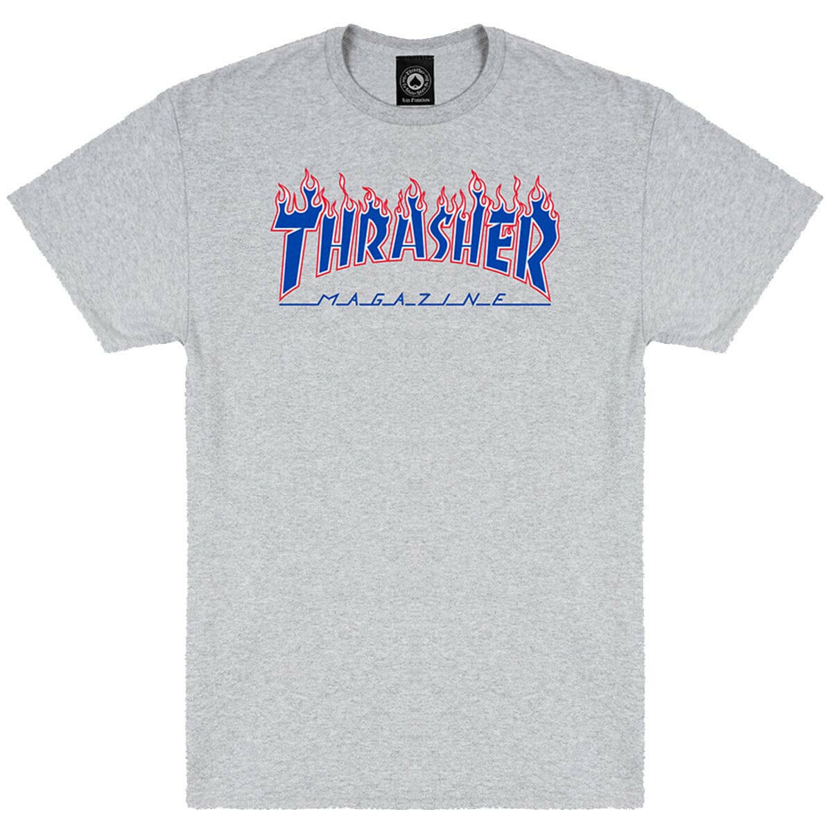 Thrasher - Patriot Flame Youth Tee Ash.