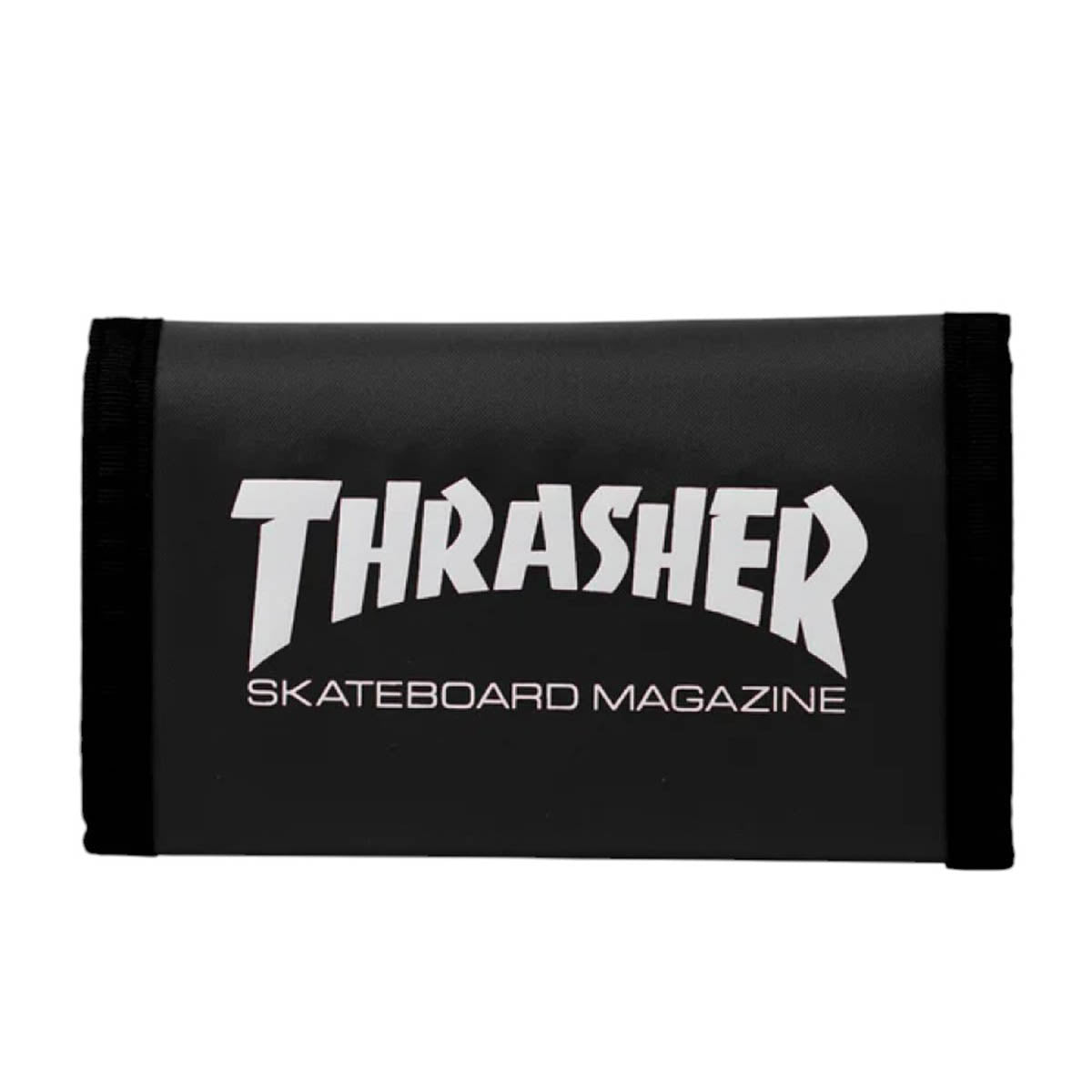 Thrasher Skate Mag Velro Wallet Black