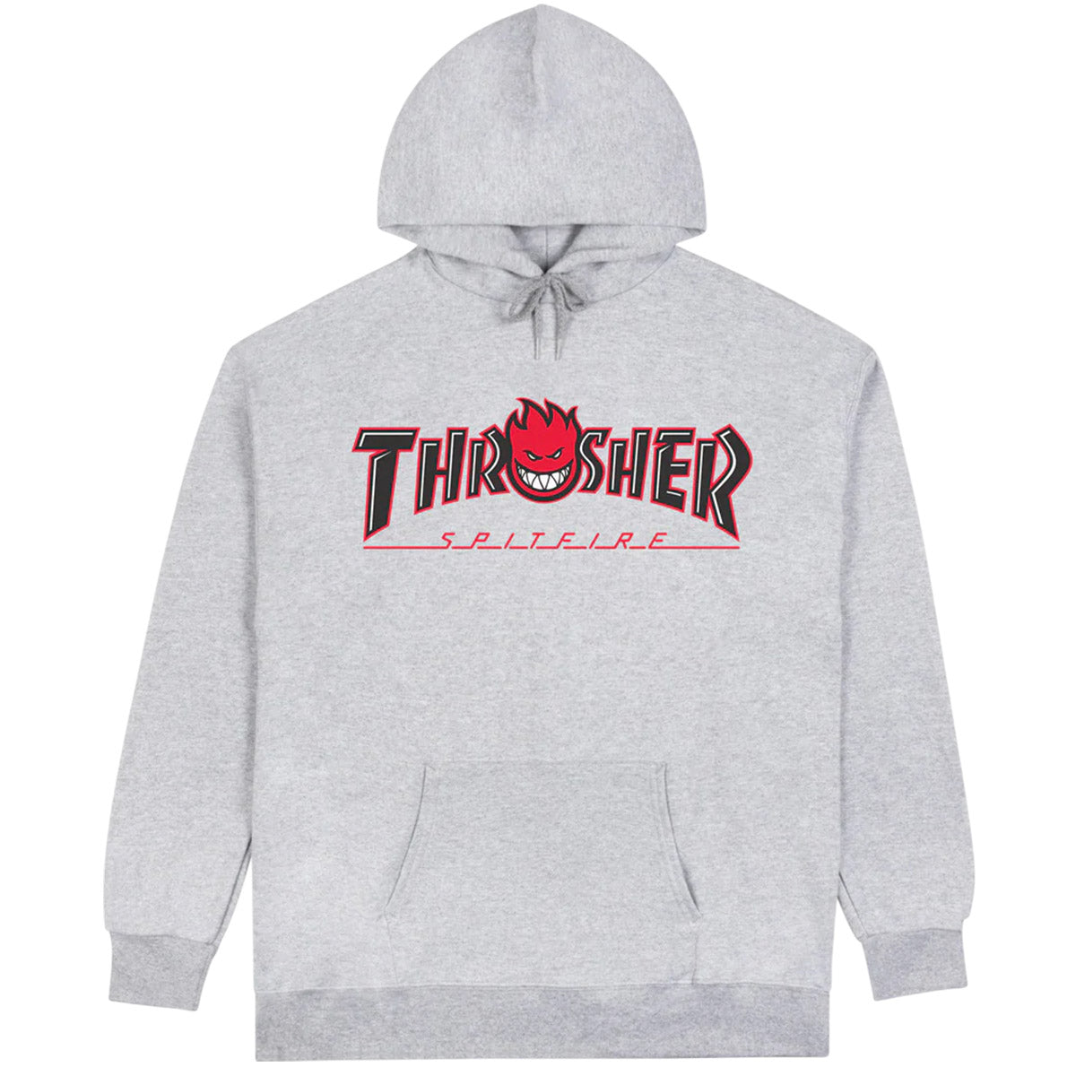 Thrasher Spitfire Big Head Outline Hoodie Ash
