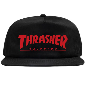 Thrasher Spitfire Snapback Black