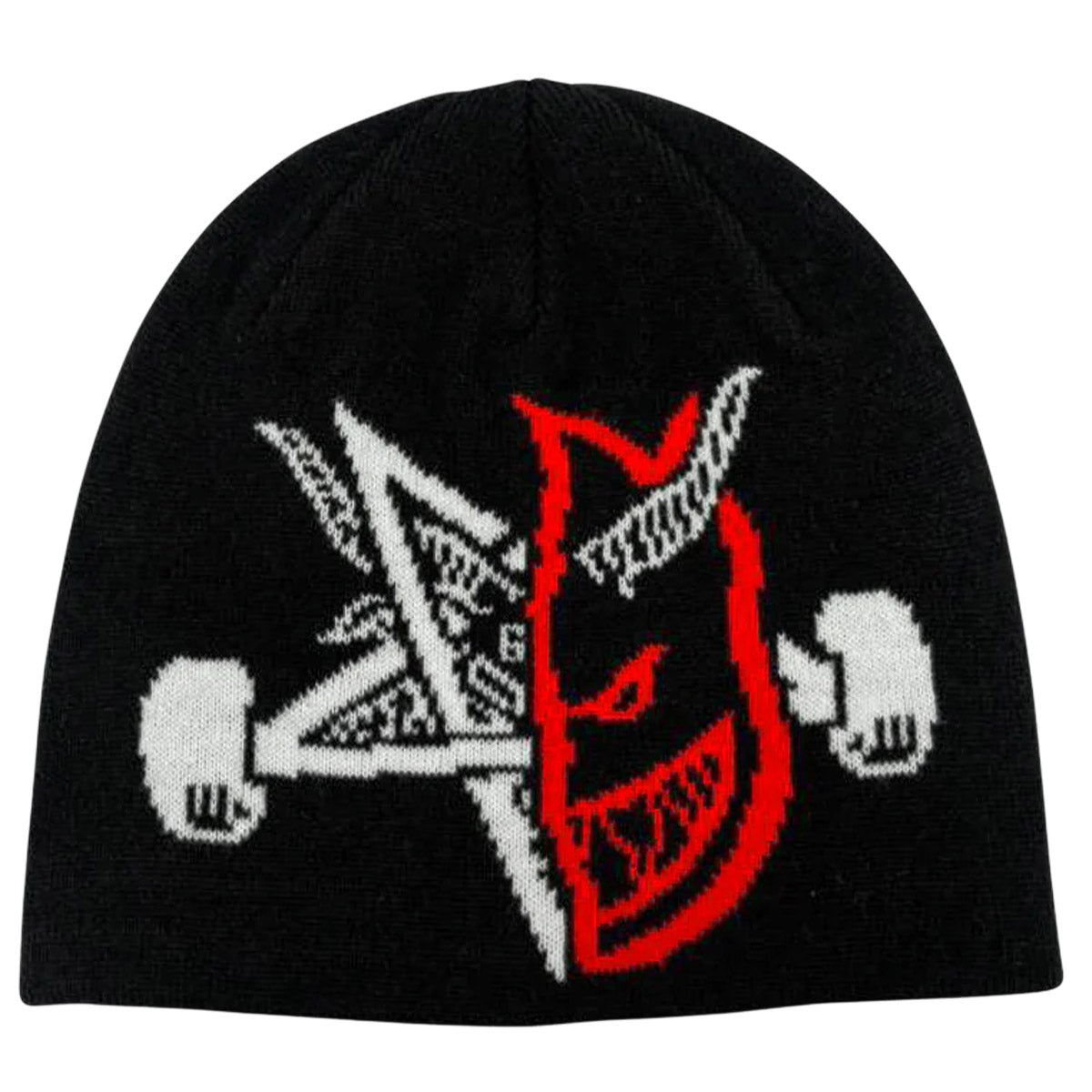 Thrasher Spitfire Thrash & Burn Skully Beanie Black