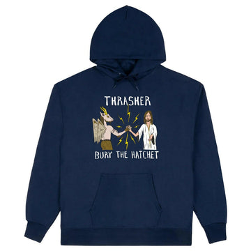 Thrasher - Toy Machine B.T.H. Hoodie Navy.