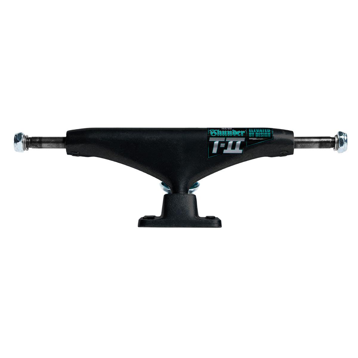 Thunder T-II Black Hi 148 Skateboard Trucks Front