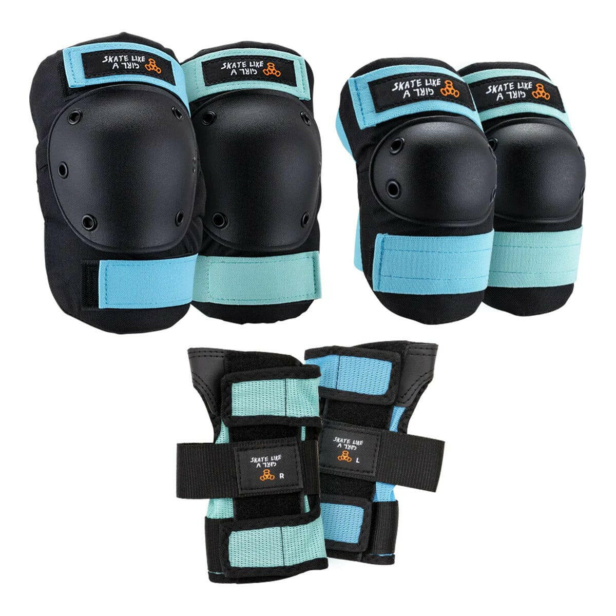Triple 8 - Junior Saver Series Pad Set Skate Like A Girl.