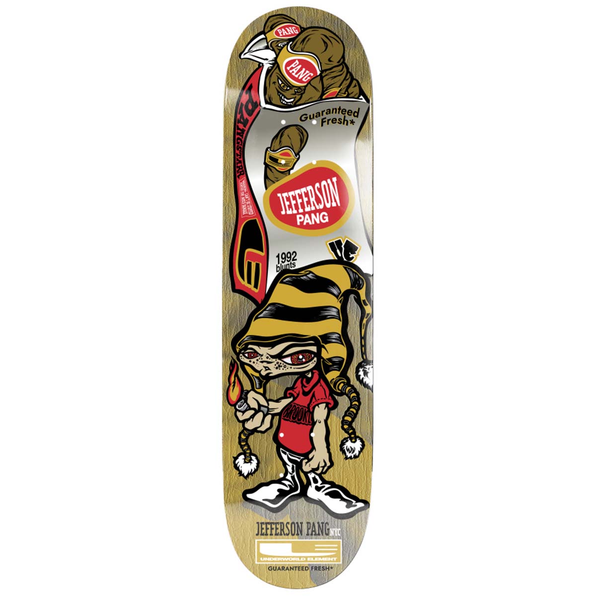 Underworld Element Jefferson Pang Guaranteed Fresh 8.5 Skateboard Deck