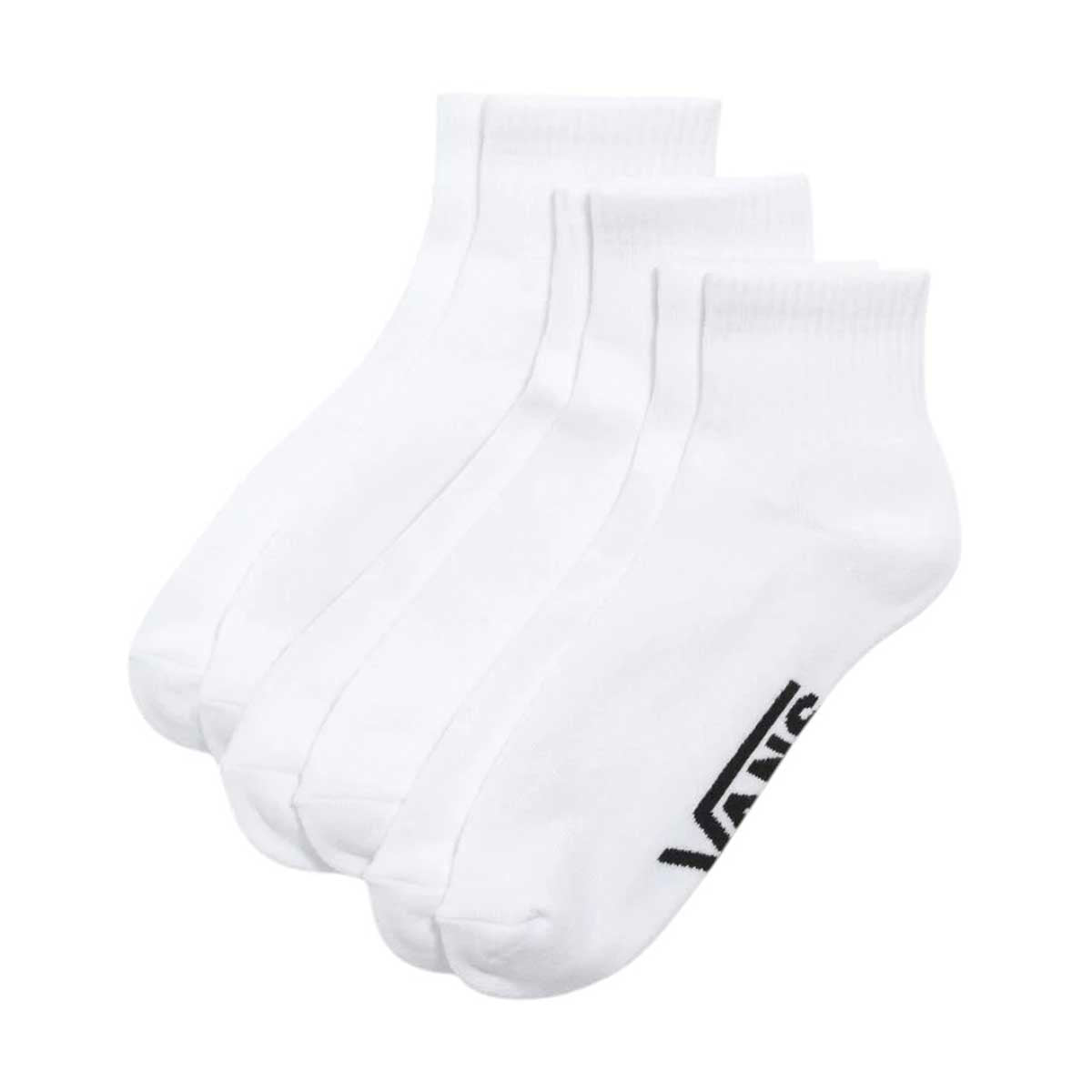 Vans Classic Ankle 3 Pack Socks White