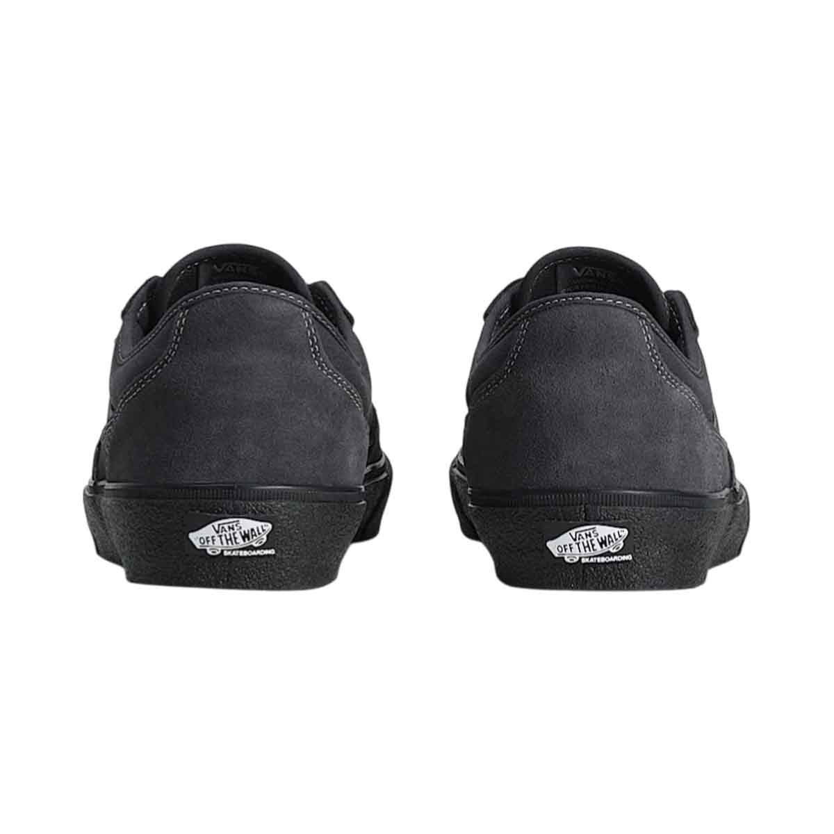 Vans Skate Curren Caples Shoes Charcoal/Black Heel