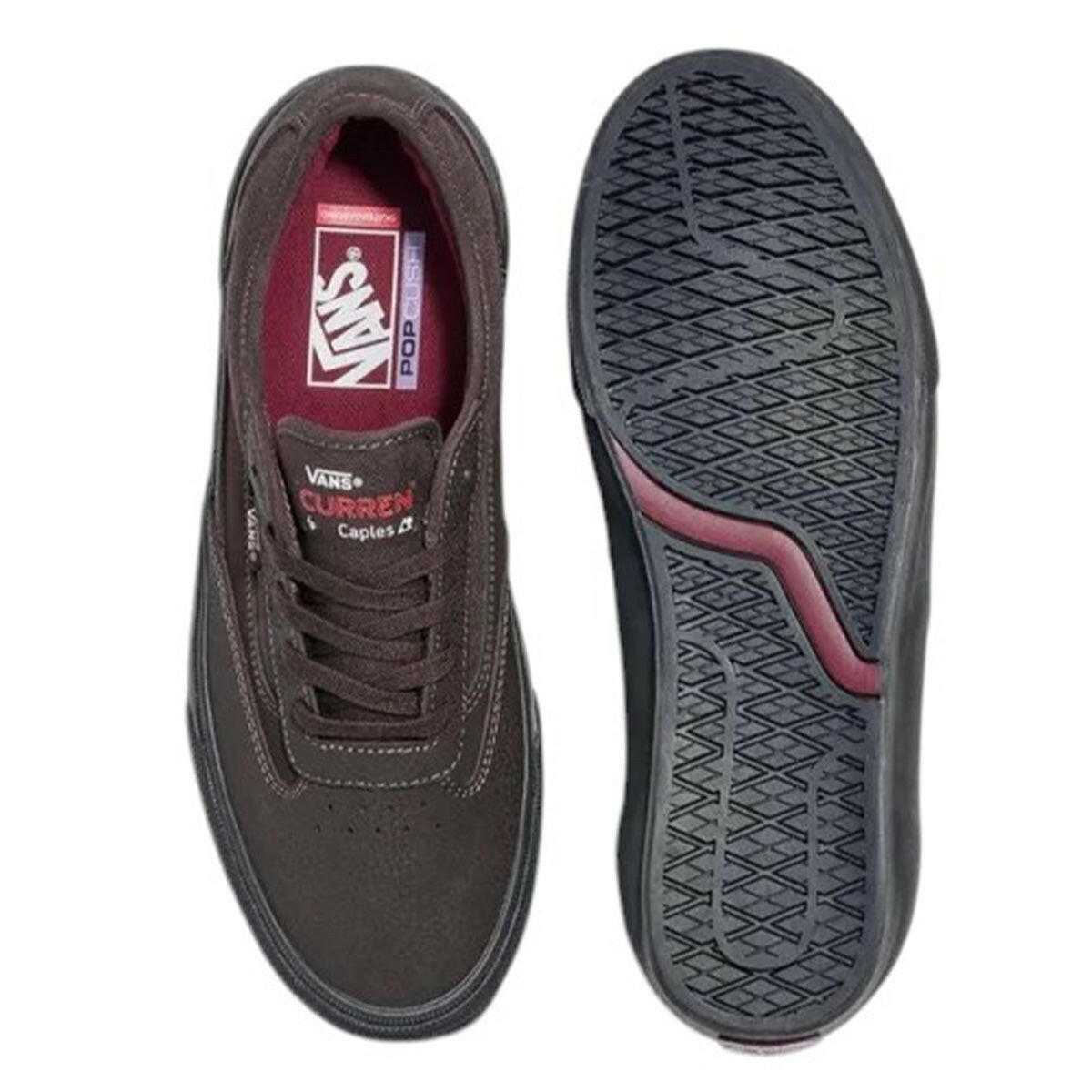 Vans - Skate Curren Caples Shoes Dark Brown.