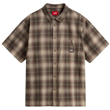 Vans - Skate Plaid S/S Woven Shirt Walnut.
