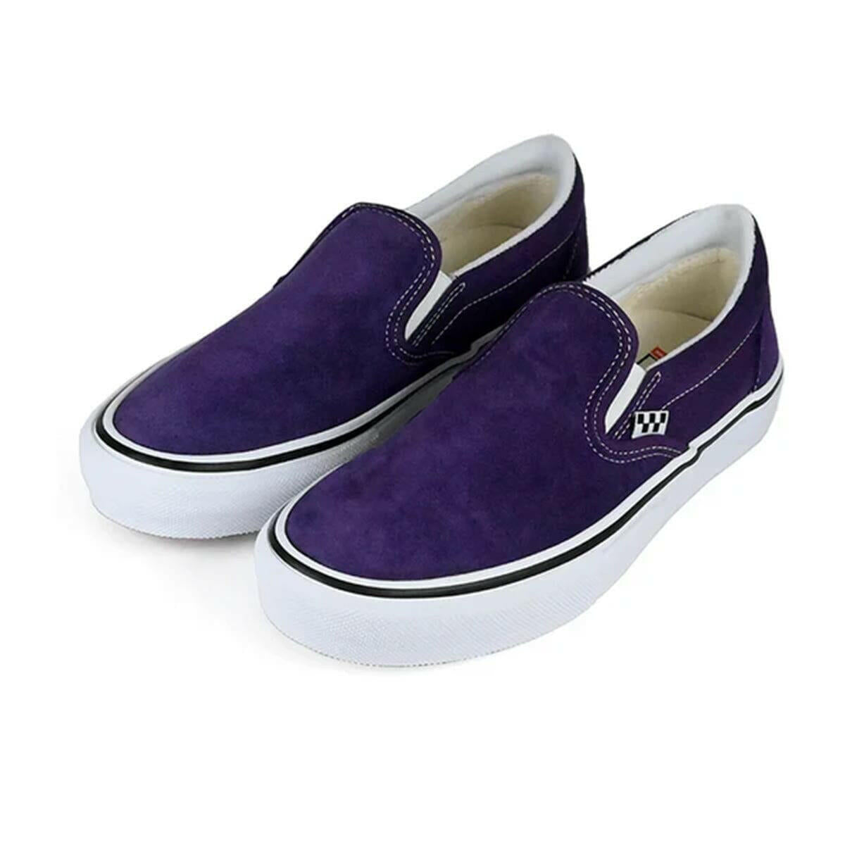 Vans - Skate Slip On Shoes Purple/Black.
