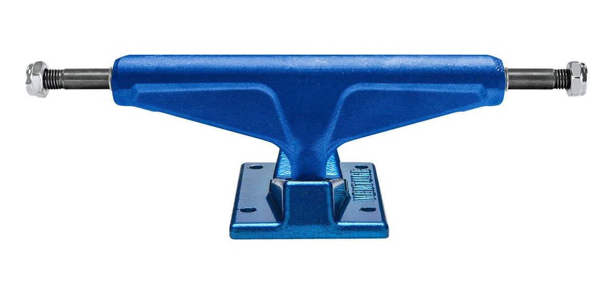 Venture - Anodized Blue Team Hi 5.6 Skateboard Trucks.