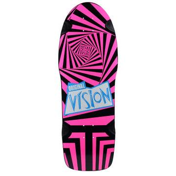 Vision - Original Black/Pink 10.0 Reissue Skateboard Deck.