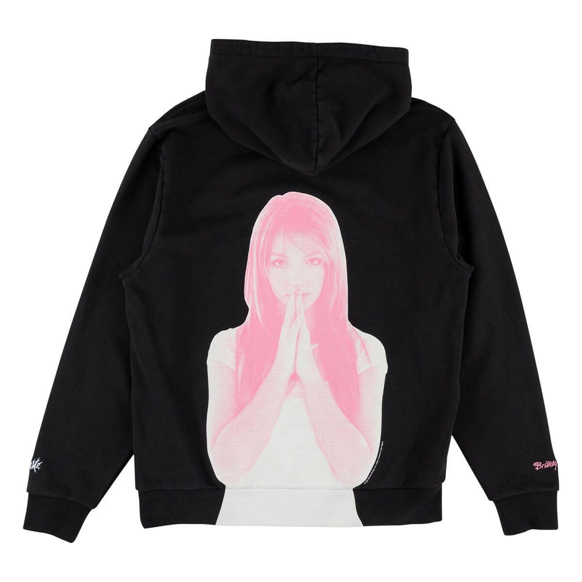 Welcome - Britney Spears Believe Pigment-Dyed Hoodie Black.