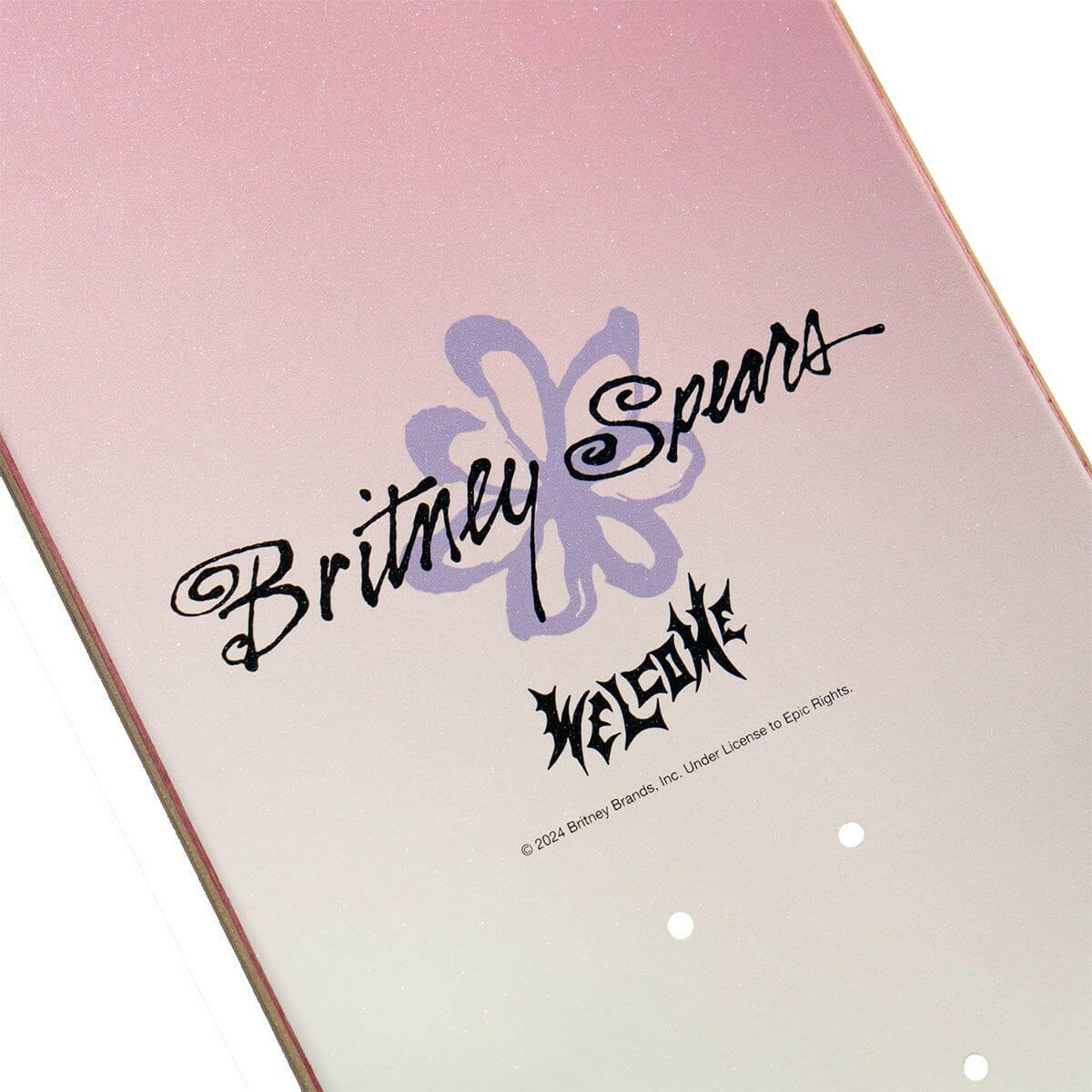 Welcome - Britney Spears Believe 8.5 Skateboard Deck.